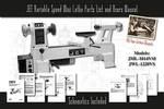 Jet Variable Speed Mini Lathe JML-1014VSI & JWL-1220VS Owners Manual Parts List. Fixed Price $12.99.