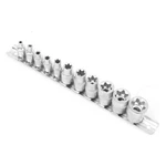 11 Pc Torx Star Bit Female Socket Set Automotive Shop Tools External E4-E20. Fixed Price $11.99.