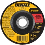 Dewalt DW4518 Grinding Wheel 4-1/2" 1/8" Aluminum Oxide Max Rpm 13,300. Fixed Price $19.99.