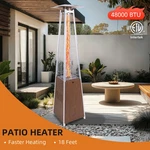 Outdoor Garden Commercial Residential Propane Patio Heater 48000BTU W/wheels. Fixed Price $179.00.