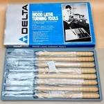 New -- Delta Wood Lathe Turning Tools Model 46-730 Set Of 8 Chisels. Fixed Price $99.99.