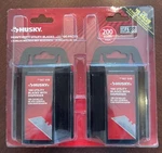 Husky Heavy-duty Utility Blades (2) 100 Packs With Dispenser, 200 Total. Fixed Price $17.50.
