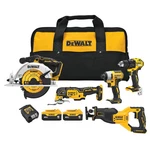 Dewalt DCK530P2 5-TOOL Power Combo Kit (2-BATTERIES And Charger Included). Fixed Price $439.00.