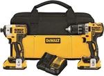 Dewalt 20V Max Xr Brushless Cordless Drill, Impact Driverbattery & Charger Combo. Fixed Price $248.21.