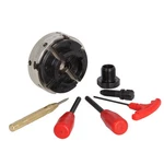 Vinwox 4INCH 4-JAW Self-centering Wood Lathe Chuck, 2" Round SCR4-4,. Fixed Price $99.99.