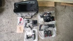 New Porter Cable 18V 4 Tool Set With 2 Batteries, Charger, And Bag. Fixed Price $100.00.
