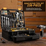 Deko 12V Cordless Drill Kit Home Repair Set W/ Toolbox For Men. Fixed Price $138.47.