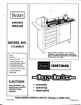 1983 Craftsman 113.249070 Lathe Copy-crafter Instructions. Fixed Price $20.24.