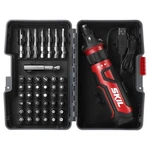 Skil 4V Cordless Electric Screwdriver With Circuit Sensor Technology Red Black. Fixed Price $53.99.