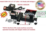 Sherline 4100A-CNC 3.5" X 8" Lathe (metric) + "a" Package (inch = 4000A-CNC). Fixed Price $1032.63.