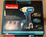 New Makita 18V Cordless Impact Driver (BTD141) With 2 Batteries Charger +case. Fixed Price $152.00.