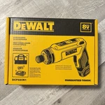 Dewalt DCF680N1 8V Max Gyroscopic Cordless Screwdriver 1-BATTERY Kit-new In Box. Fixed Price $500.00.