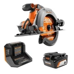 Ridgid 18V Cordless 6-1/2-IN. Circular Saw Kit With 4.0 Ah Battery And Charger. Fixed Price $99.99.