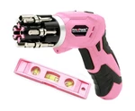 Pink Power Cordless Electric Screwdriver Set - 3.6V Rechargeable Pi... Fast Ship. Fixed Price $35.81.