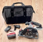 Porter-cable Cordless Circular Saw Model PCC660 W/ Battery, Charger* & Carry Bag. Fixed Price $79.90.