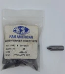 Pan American 25 Pack Sz 480-2X Phillips Head Screw Driver Insert Bits Usa 28-202. Fixed Price $37.34.