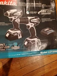 Makita 18V Combo XDF01 1/2"DRILL,XDT04 Impact DRIVER+LXL01 LIGHT+65PCBITSET. Fixed Price $170.00.
