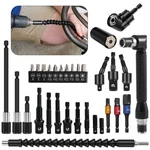 31PCS Flexible Drill Bit Extension Set Hex Shank 105 Right Angle Attachment. Fixed Price $18.99.
