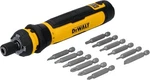 Dewalt 4V Cordless Screwdriver Kit, Usb Rechargeable, Led, 12 Bits, Ergonomic. Fixed Price $77.95.