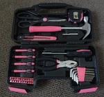 New Apollo Precision 39 Piece Household Set Pink With Hard Case. Fixed Price $29.85.