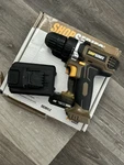 Shopseries SS2811.2 18V Lithium-ion Cordless Drill Driver, Battery, Black/yellow. Fixed Price $40.00.
