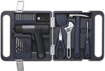 Cordless Brushless Drill Tool Set, Variable Speed, Hidden Buckle, Unique Led Scr. Fixed Price $266.99.