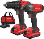Craftsman V20 Max Cordless Drill And Impact Driver (CMCK200C2AM). Fixed Price $149.00.