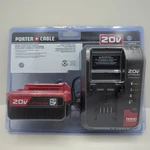 Porter Cable 20V Max 4AH Lithium Ion Battery & Rapid Charger Kit PCC685LCK. Fixed Price $99.99.