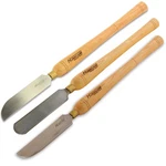 Hss, 3 Pc Scraper Set (right, Left, Round, 1/2"WIDE), Hurricane Turning Tools. Fixed Price $214.99.