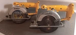 Lot Of 2 Dewalt DW936 18V 5-3/8" Cordless Circular Trim Saws Tool Only. Fixed Price $39.99.