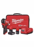 Milwaukee 2562-22 12V Fuel M12 3/8" Stubby Cordless Li-ion Impact Wrench Kit. Fixed Price $249.00.