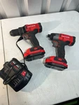 Craftsman V20 Cordless Drill & Impact Driver Tool Set W/ Batteries Charger. Fixed Price $61.34.