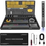 Mini Electric Screwdriver Set 72 1 W/ Rechargeable Battery & Precision Bits. Fixed Price $159.98.