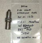 Emco Unimat DB200 Lathe Ref Nr 1250 Parts: Flex Shaft Nose Piece M12X1 J02W. Fixed Price $56.70.
