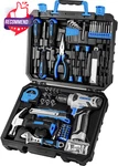 Deko Set: Tool 8V Blue Cordless Drill, Home Kit With.... Fixed Price $87.73.