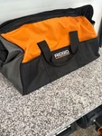 Genuine Ridgid 23" X 12" 11" Large Heavy Duty 6 Pocket Tool Bag. Fixed Price $28.95.