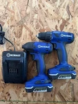 Kobalt 18V Power Tool Set Drill/driver, Impact, 2 Lithium Batteries And Charger. Fixed Price $80.00.