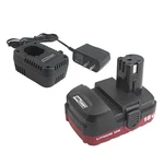 Tool Shop 18 Volt Lithium Ion 1.5 Ah Battery And Multi Chemistry Charger Kit Set. Fixed Price $85.50.