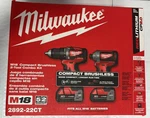 Milwaukee 2892-22CT M18 18V Brushless Drill Driver & Impact Combo Kit. Fixed Price $234.99.