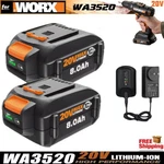 20V For Worx 8.0AH Extend Lithium-ion Battery WA3525 WA3575 WA3520 Charger Kit. Fixed Price $63.99.
