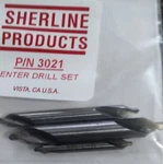 Sherline Products P/n 3021 Center Drill 3PCS. Fixed Price $22.50.
