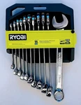 Ryobi 11 Pc Mm Metric Combination Wrench Set. Fixed Price $39.88.