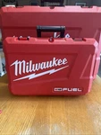 Milwaukee M18 Fuel 2-TOOL Hard 3697-22, Red, 20X14X6 (case Only). Fixed Price $20.00.