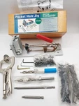 Adjustable Pocket Hole Kit #PHJIG2 W/instructions, Wood Box, Extra Bit. Fixed Price $75.00.