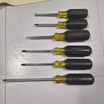 Klein Cushion-grip Screwdriver Set 6-PIECE 603-4 650 250-3. Fixed Price $34.83.