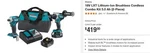 Makita 18V Lxt Brushless 5.0 Hammer Drill/impact DRIVER/CHARGER/2 Batteries /bag. Fixed Price $315.00.