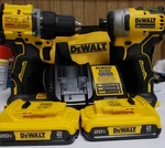 Dewalt 20-VOLT Tool Brushless Power Combo Kit Batteries Charger. Fixed Price $159.99.