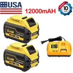 12AH Replacement Battery DCB609 DCB612 For Dewalt 20V 60V Max & Charger. Fixed Price $119.51.
