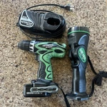 Hitachi Ds 12DVF3 12V Cordless Drill/ Light Ub Charger And Battery Works. Fixed Price $60.00.