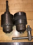 Vtg Jacobs Model 7B Chuck 0-1/4" Cap 3/8-24 Thread Apex TM-24 Craftsman 1/16-3/8. Fixed Price $40.00.